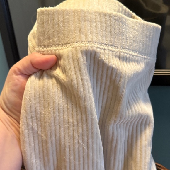 Cream Ribbed skirt - Picture 2 of 3